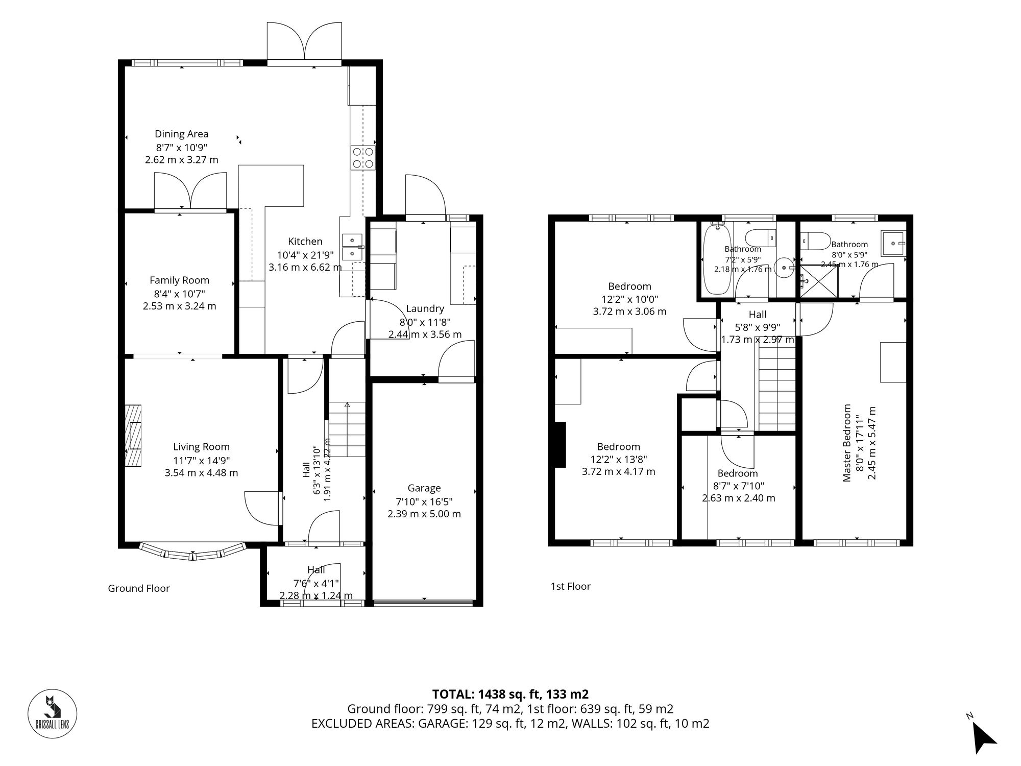 36 Foxs Way, Cambridge floorplan