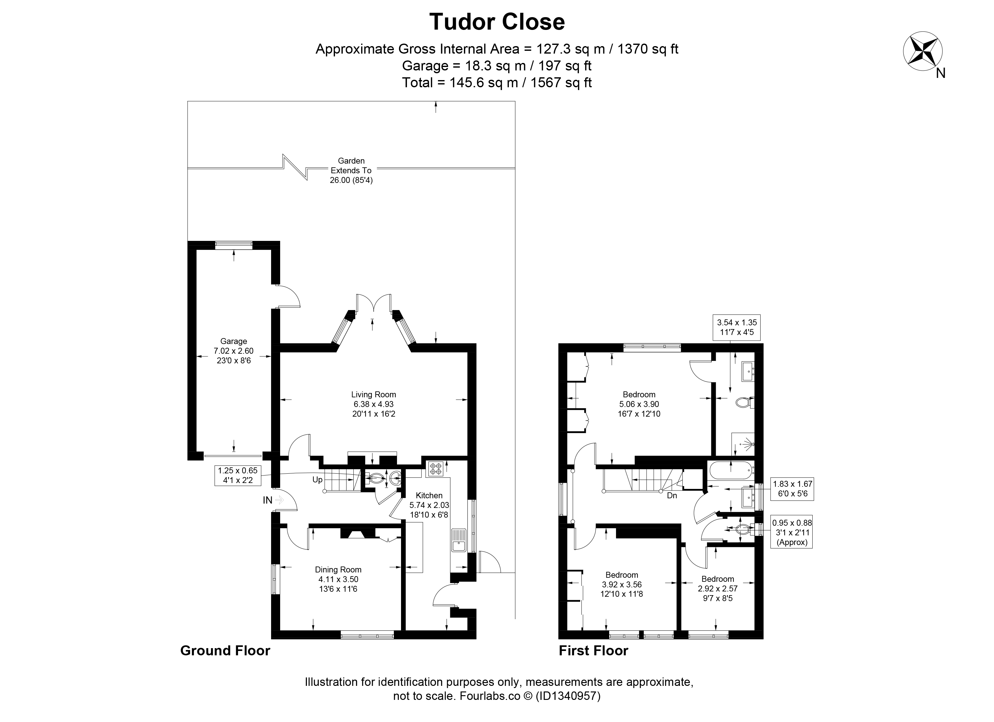 Tudor Close, Sutton floorplan