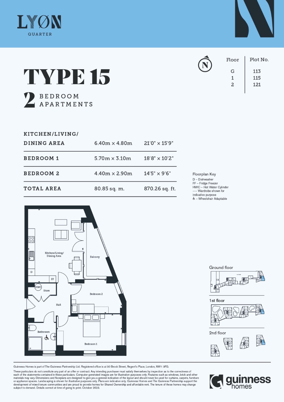 Plot 113, Lyon Quarter, Lyon Place floorplan