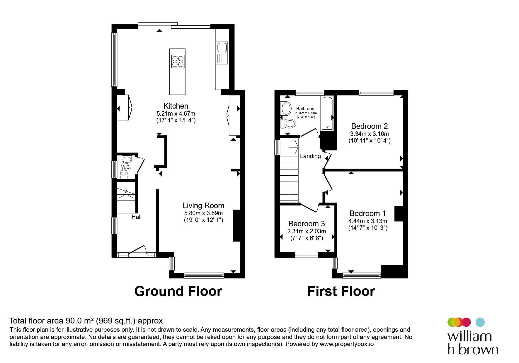 118, Green Lane, Leeds floorplan