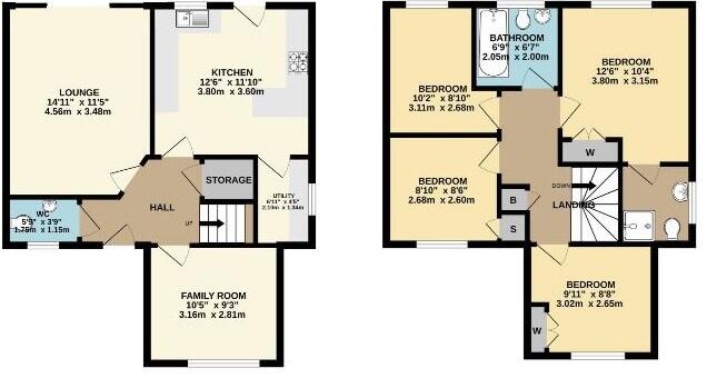 5, Bridle Way, Liverpool floorplan