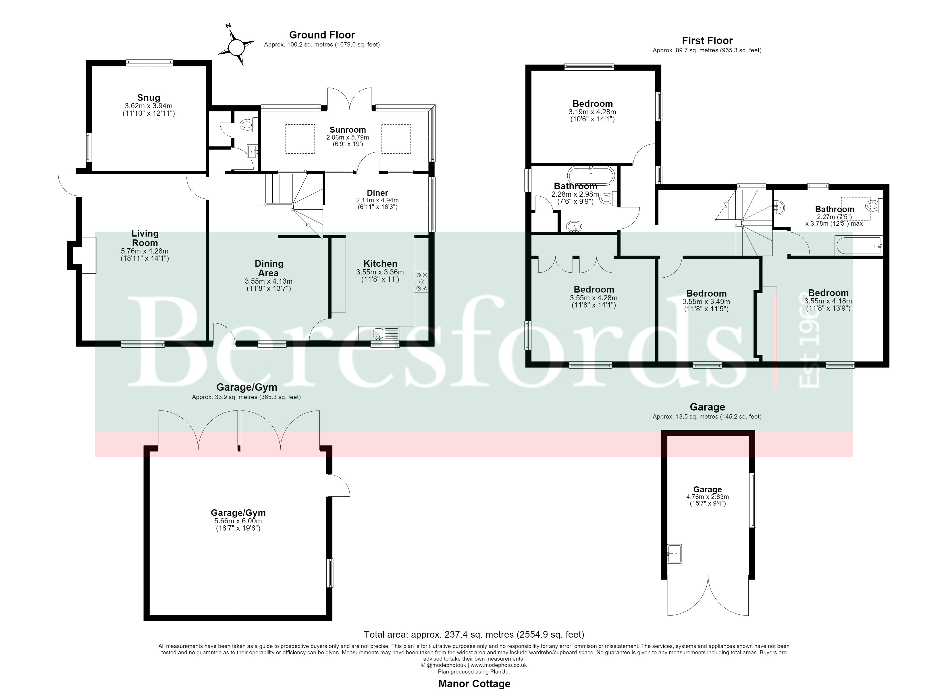 Manor Cottage,, Little Bardfield, Essex floorplan