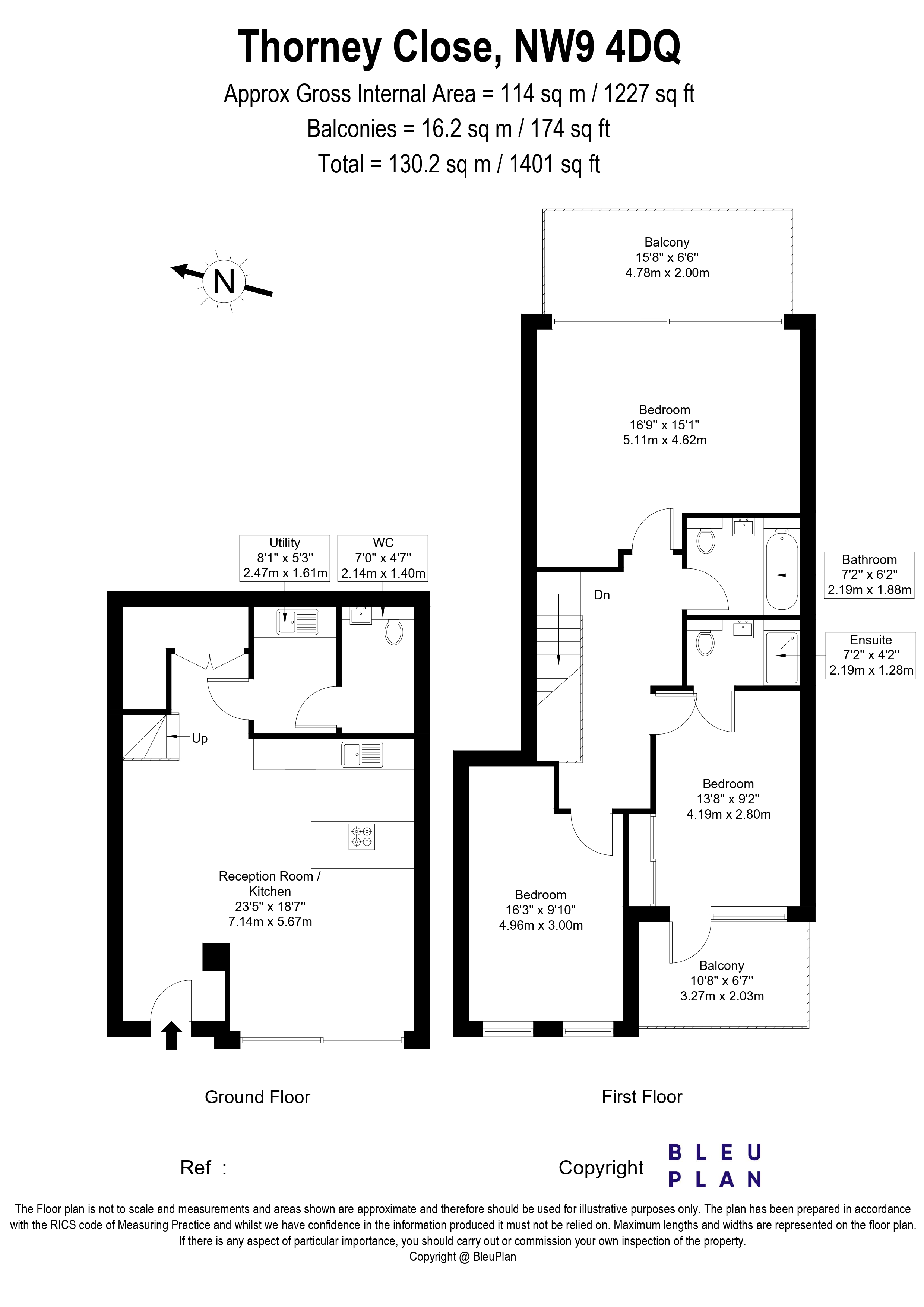 00, Thorney Close, London floorplan