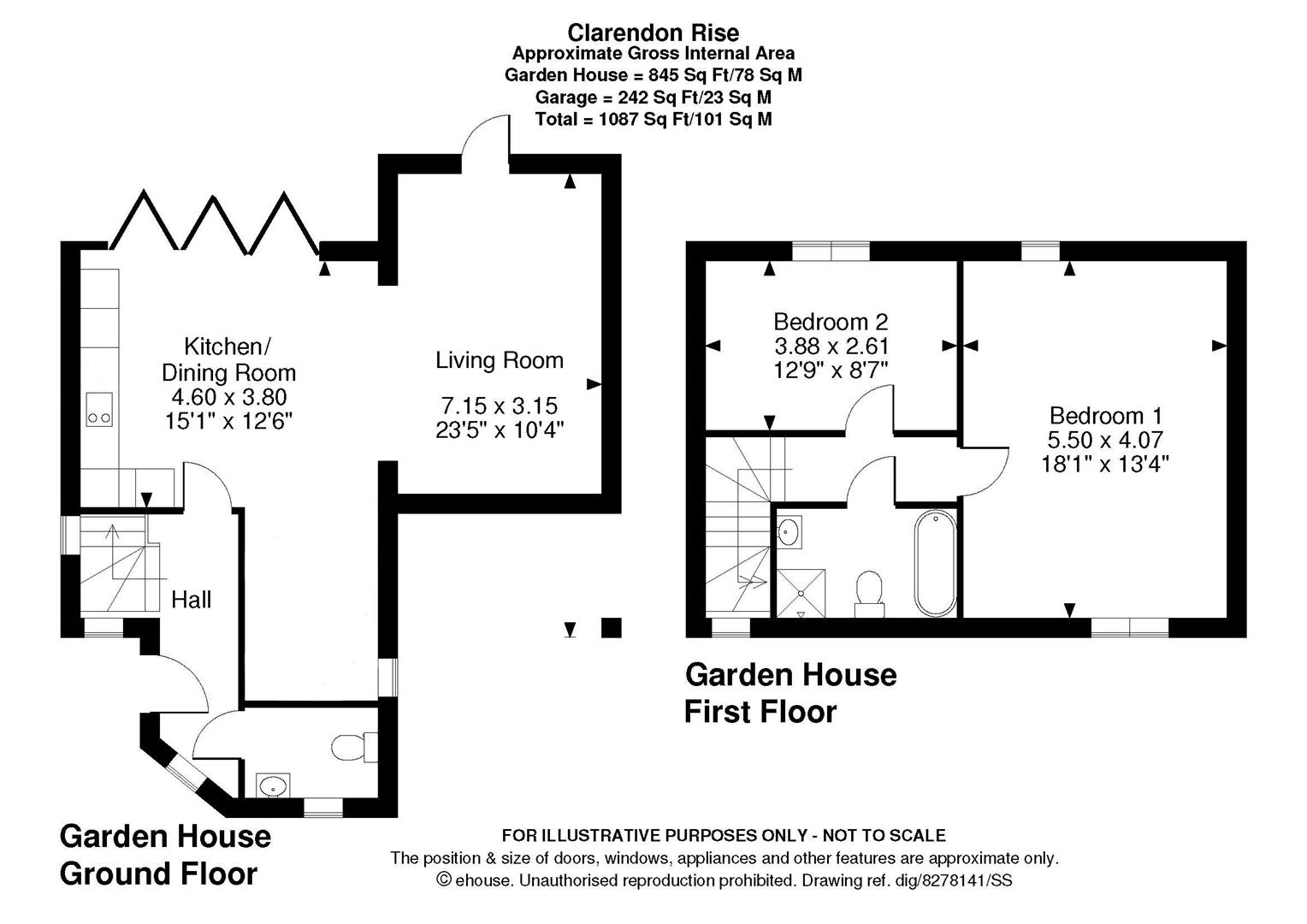 2 Bedrooms Detached house for sale in Clarendon Rise, Leamington Spa, Warwickshire CV32