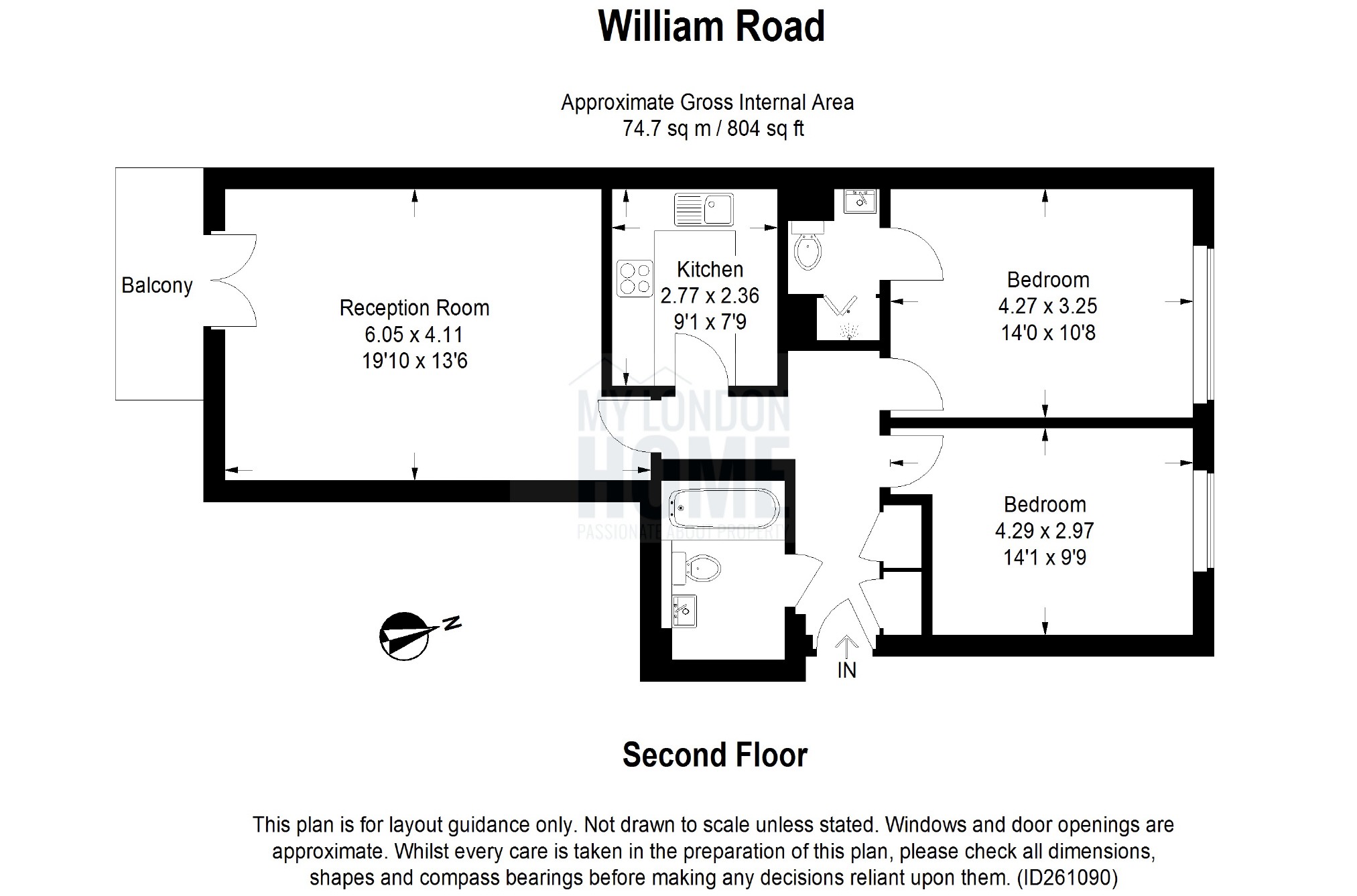 2 Bedrooms Flat for sale in William Road, Regents Park, London NW1