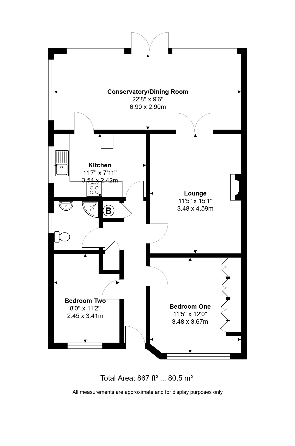 Roslyn Road, Woodley, RG5 floorplan