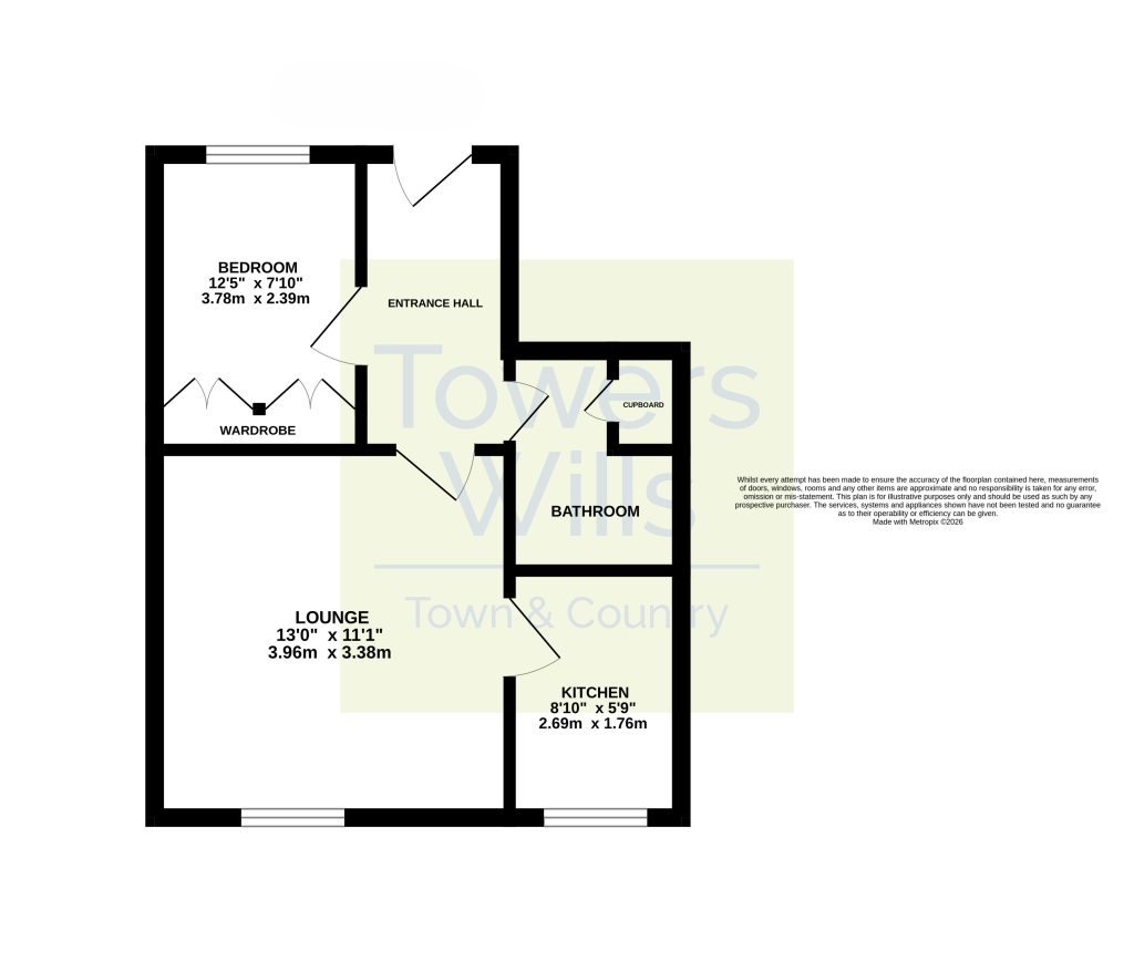 Flat 2, Radiant House, Martock floorplan