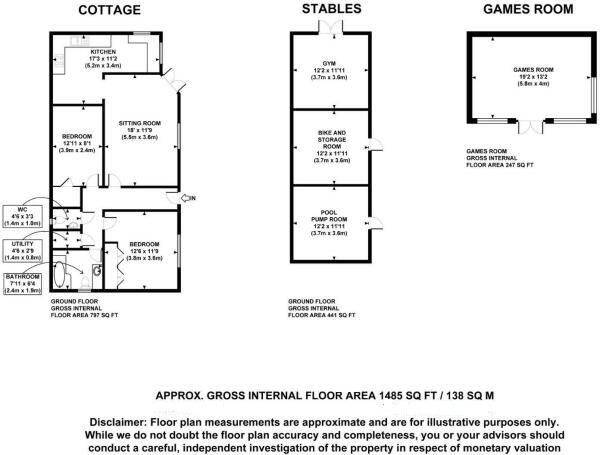 The Rickyard,, Asthall Leigh, Oxfordshire floorplan