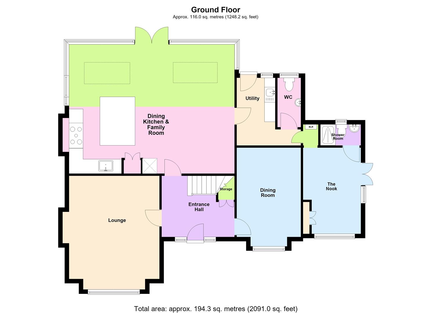 Hill Top Road, Warrington floorplan