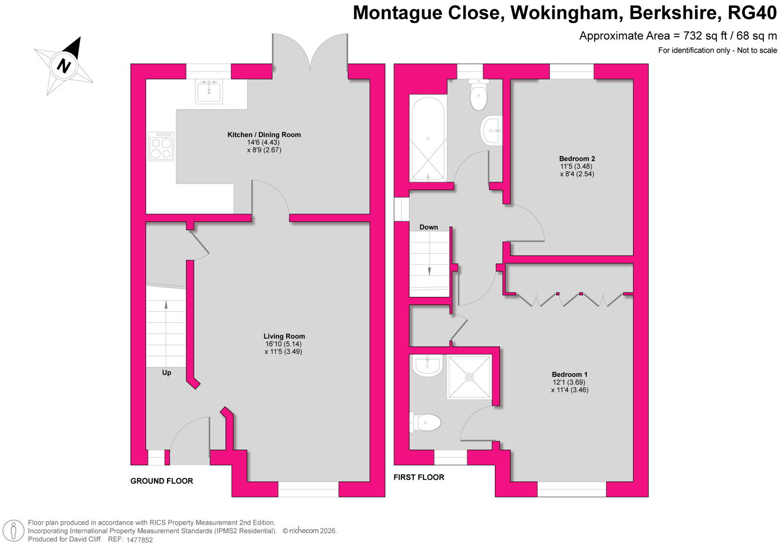 81, Montague Close, Berkshire floorplan