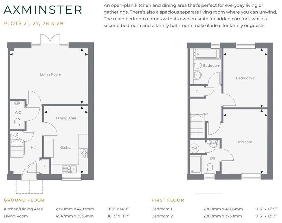 Plot 29, The Axminster,, Budd Close, Devizes floorplan