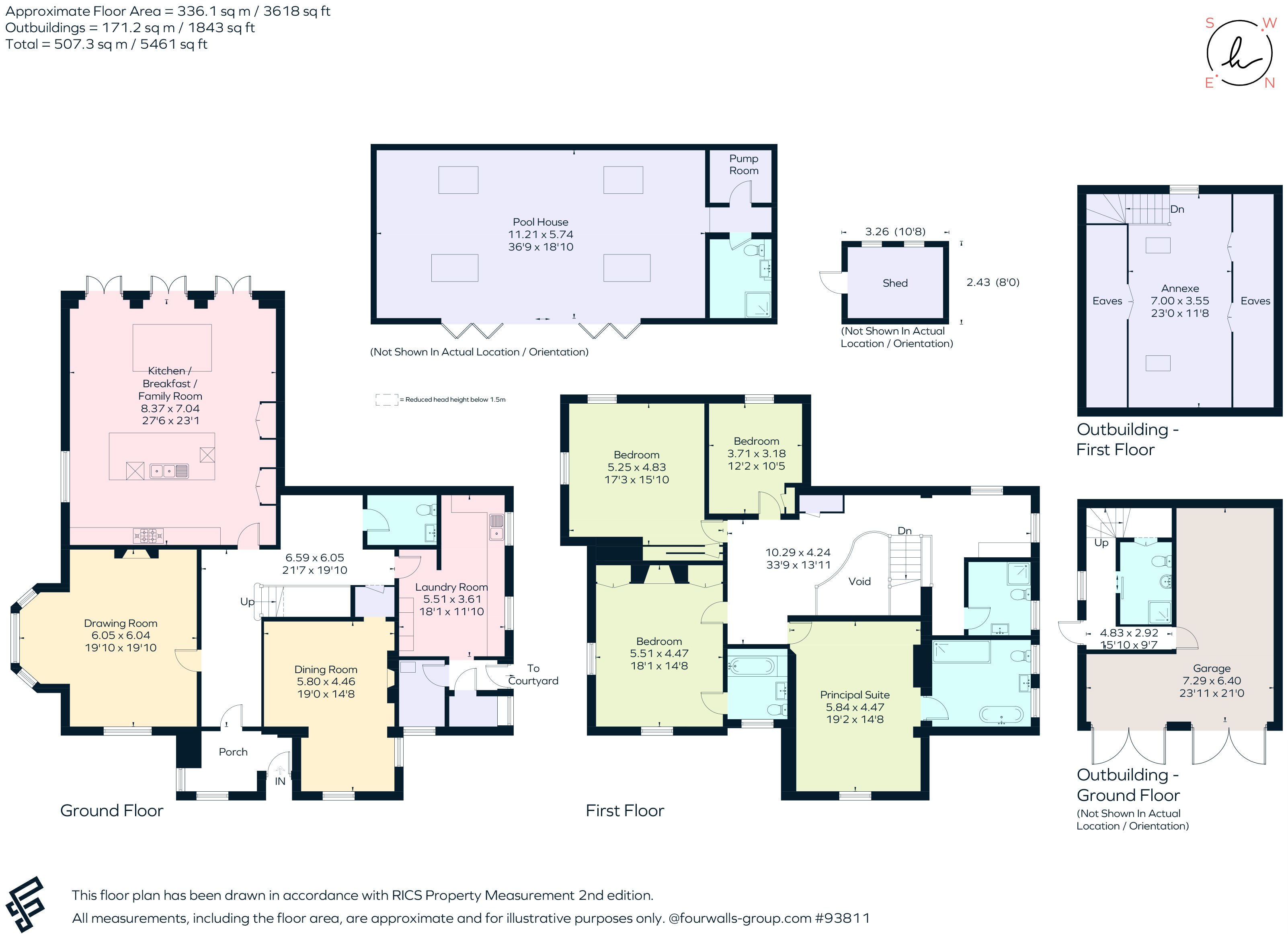 Inglewood, Branksomewood Road, Fleet floorplan