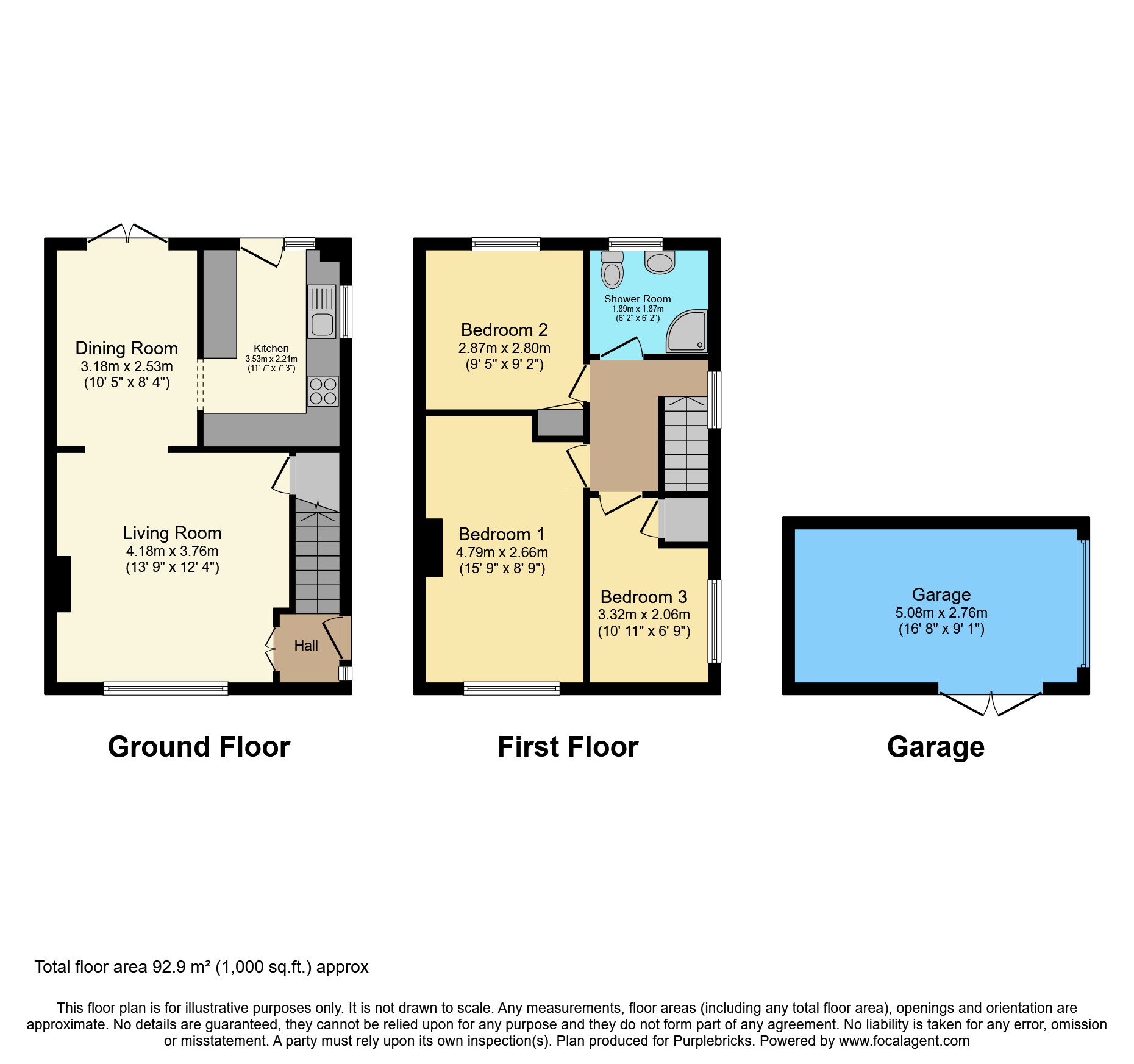 2, Swinburne Close, Telford floorplan