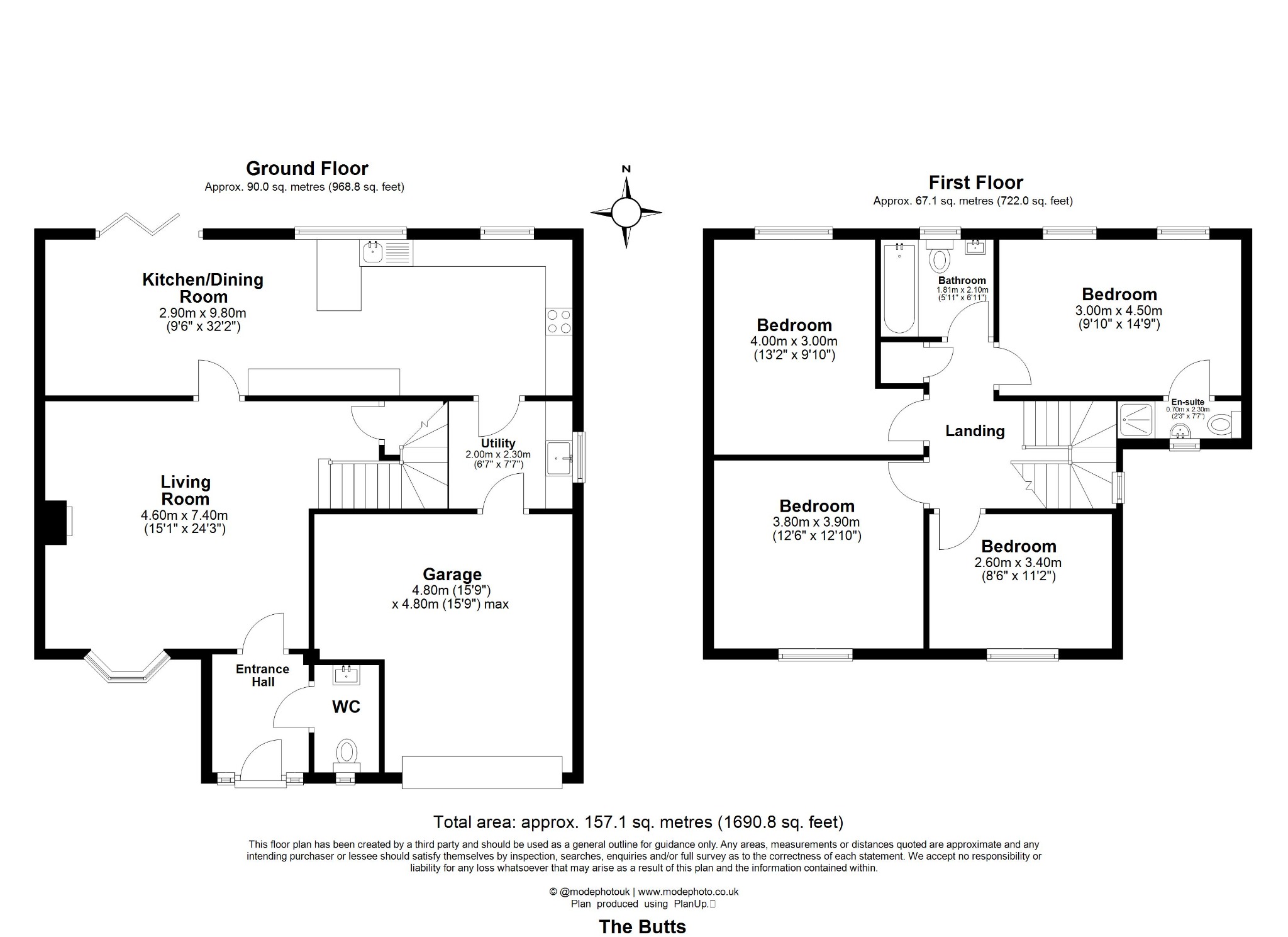 8 The Butts, Broxbourne, Hertfordshire floorplan