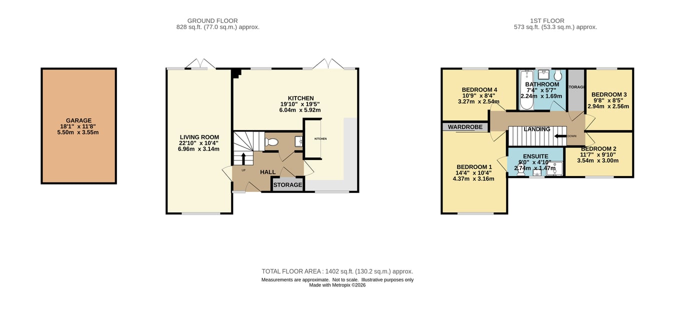 23, Buckthorn Lane, Wimborne floorplan