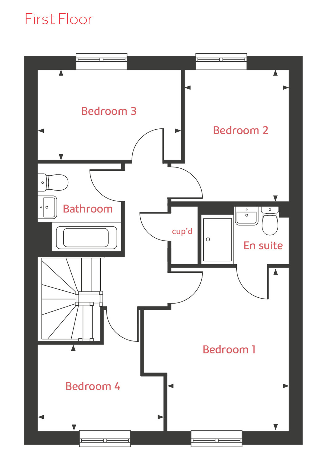 167, Meadow Lane, Shirebrook floorplan