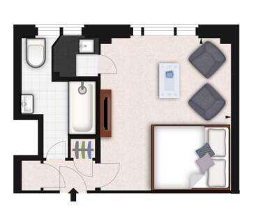 Flat 23, 39, Hill Street, London floorplan