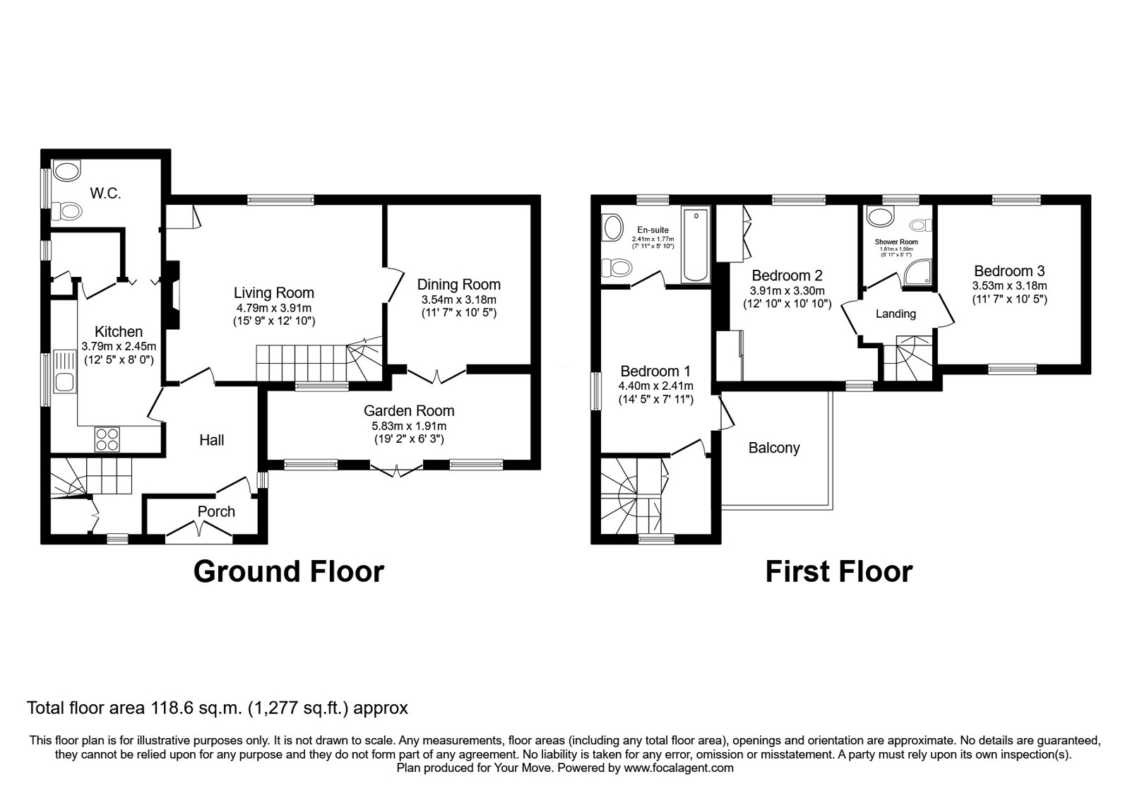 Fields Cottage,, Pant, Shropshire floorplan