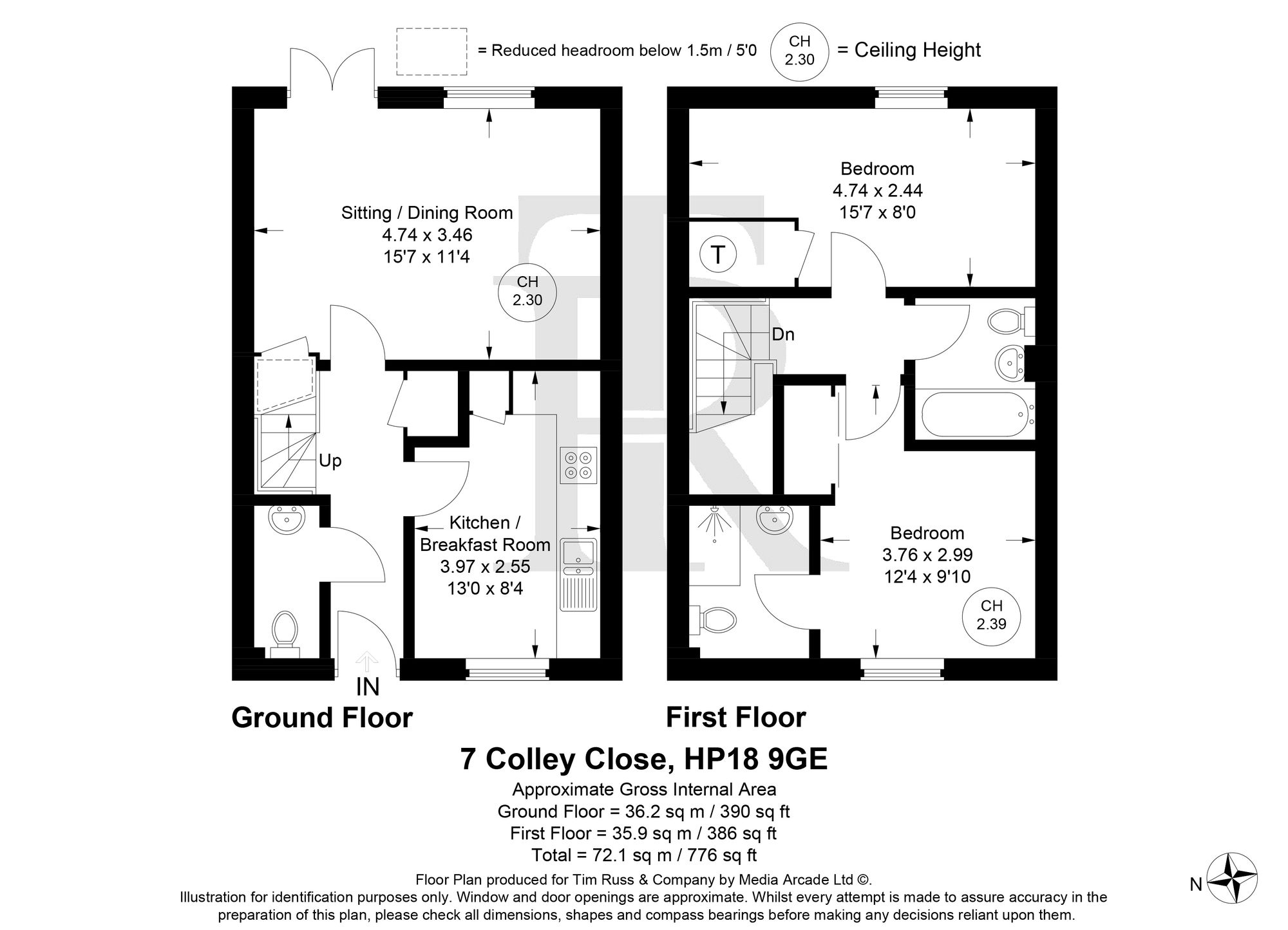 7 Colley Close, Aylesbury floorplan