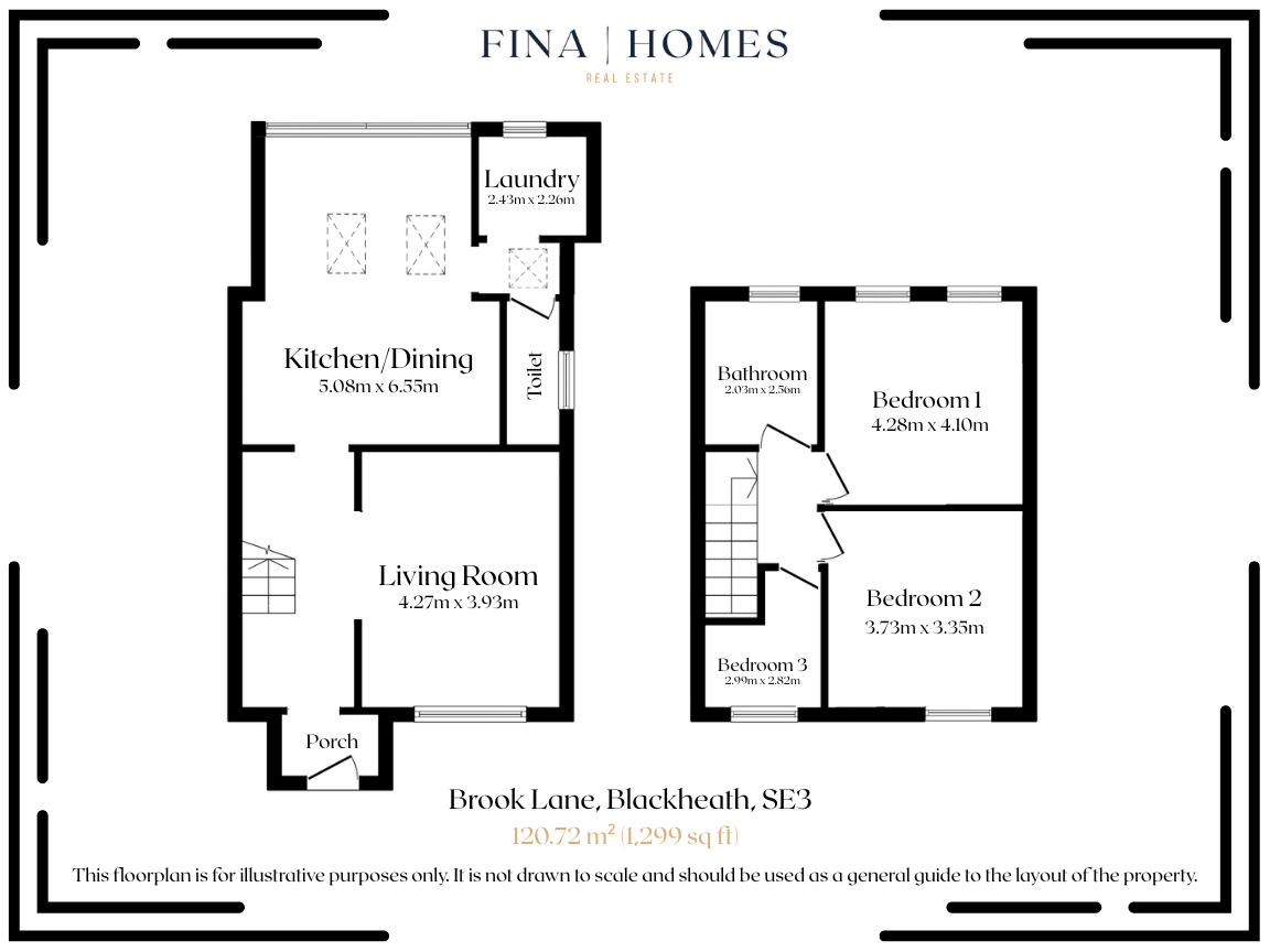 14, Brook Lane, London floorplan