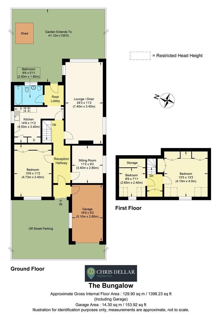 3, The Bungalow, Hay Street | Braughing floorplan