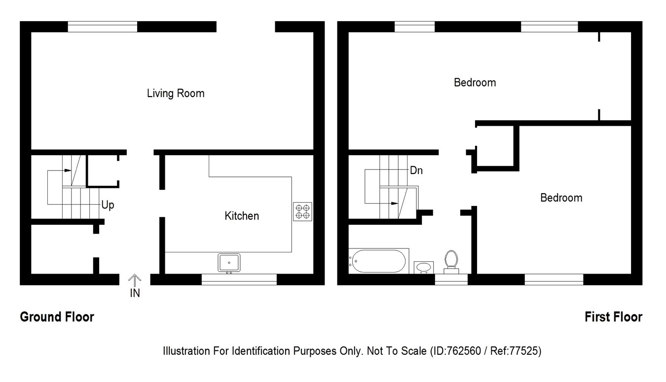 Cluny Place, Glenrothes, Glenrothes KY7, 2 bedroom terraced house for