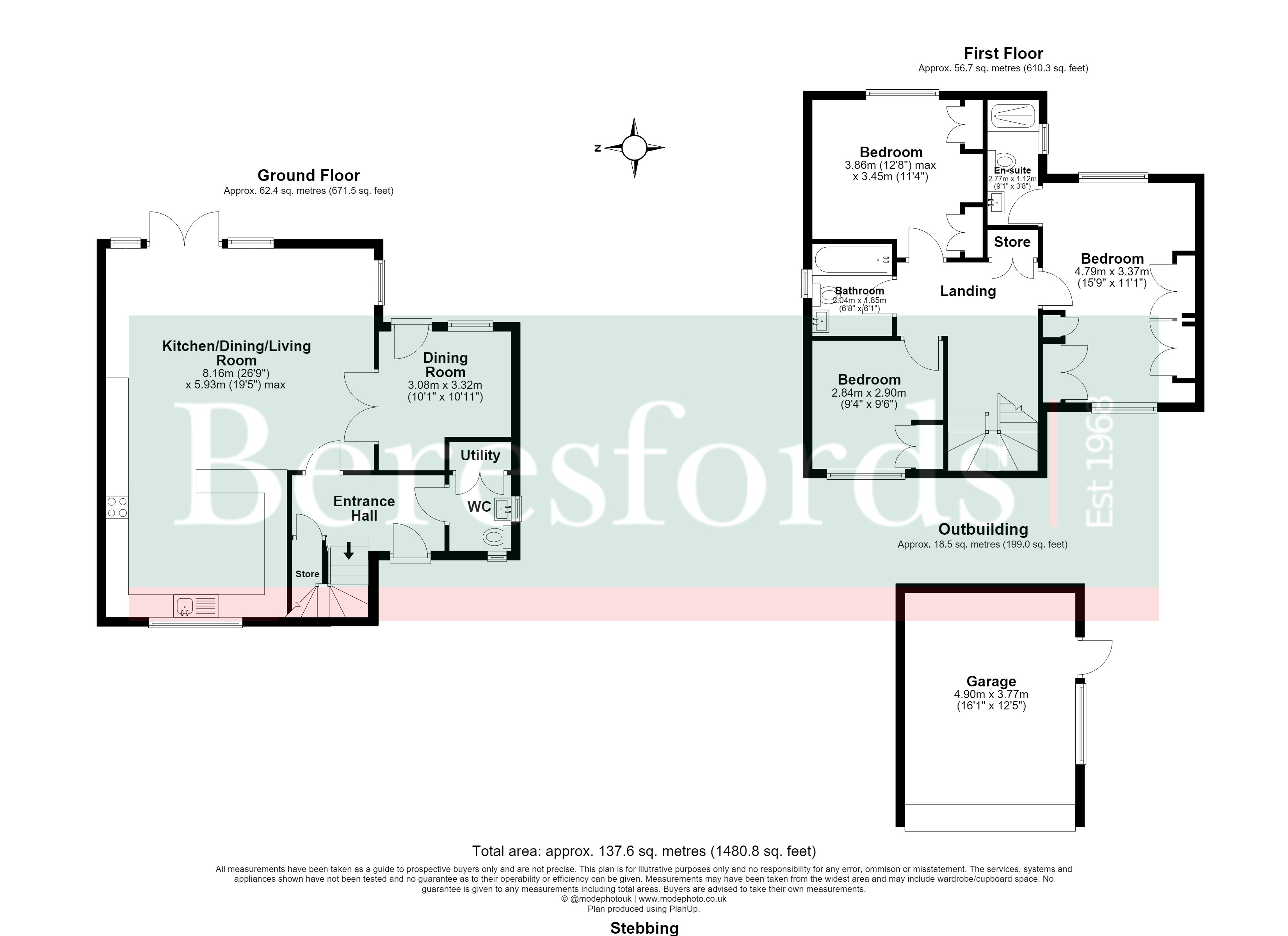 The Rose,, Watchouse Road, Dunmow floorplan