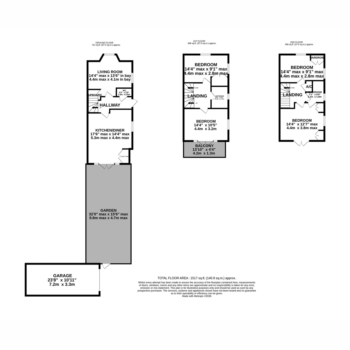 4, Mercer Avenue, Swanscombe floorplan