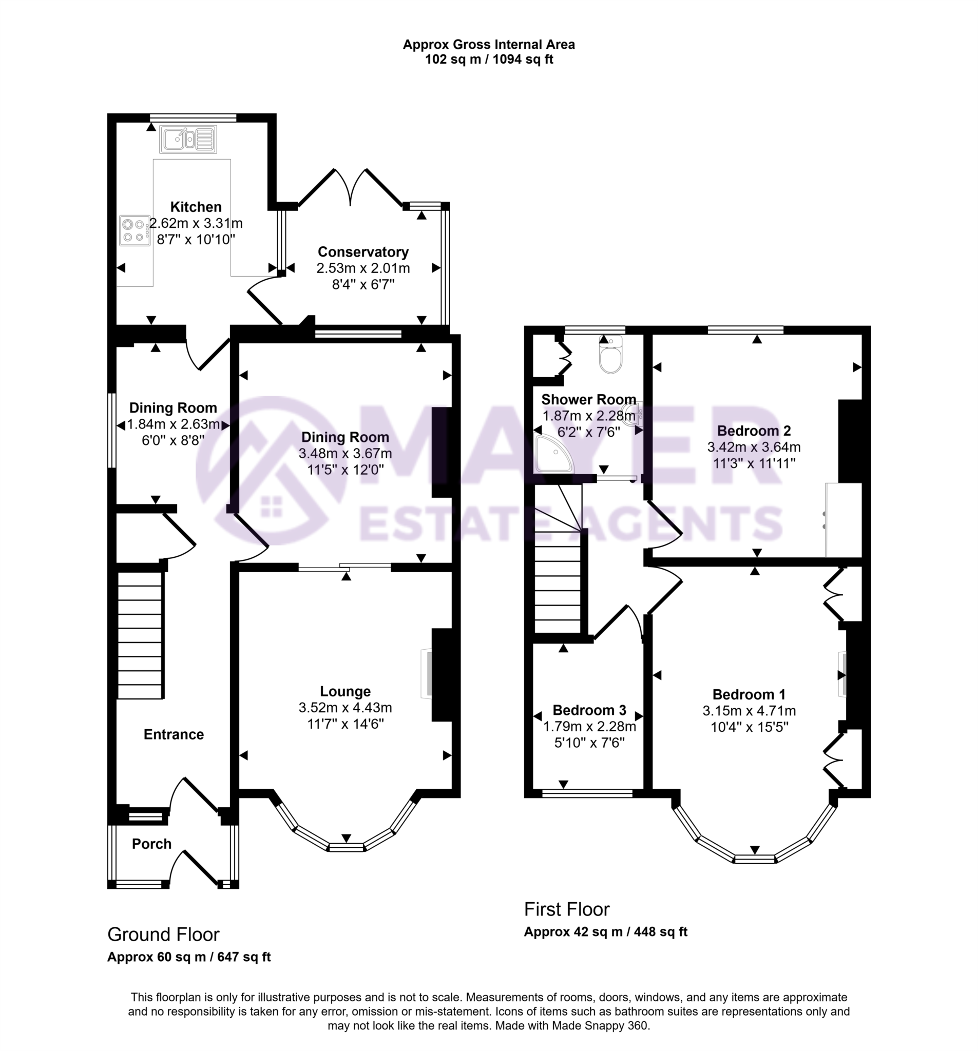 41, Waverley Road, Plymouth floorplan
