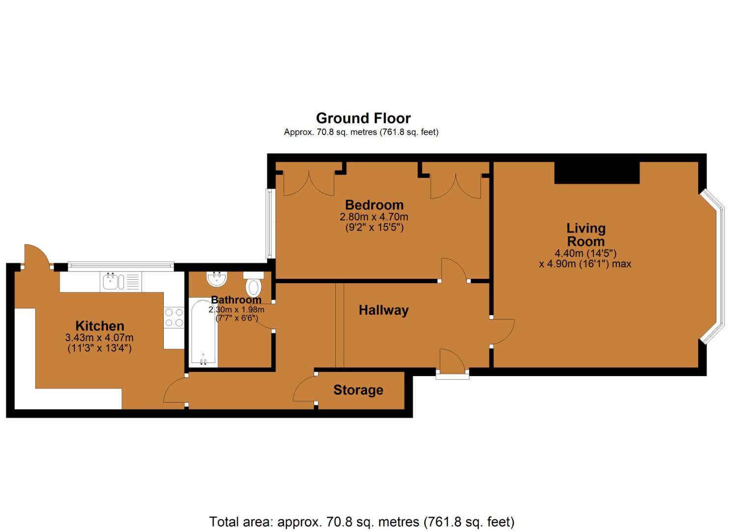 St. Terrace, Jesmond, Newcastle Upon Tyne NE2, 1 bedroom flat
