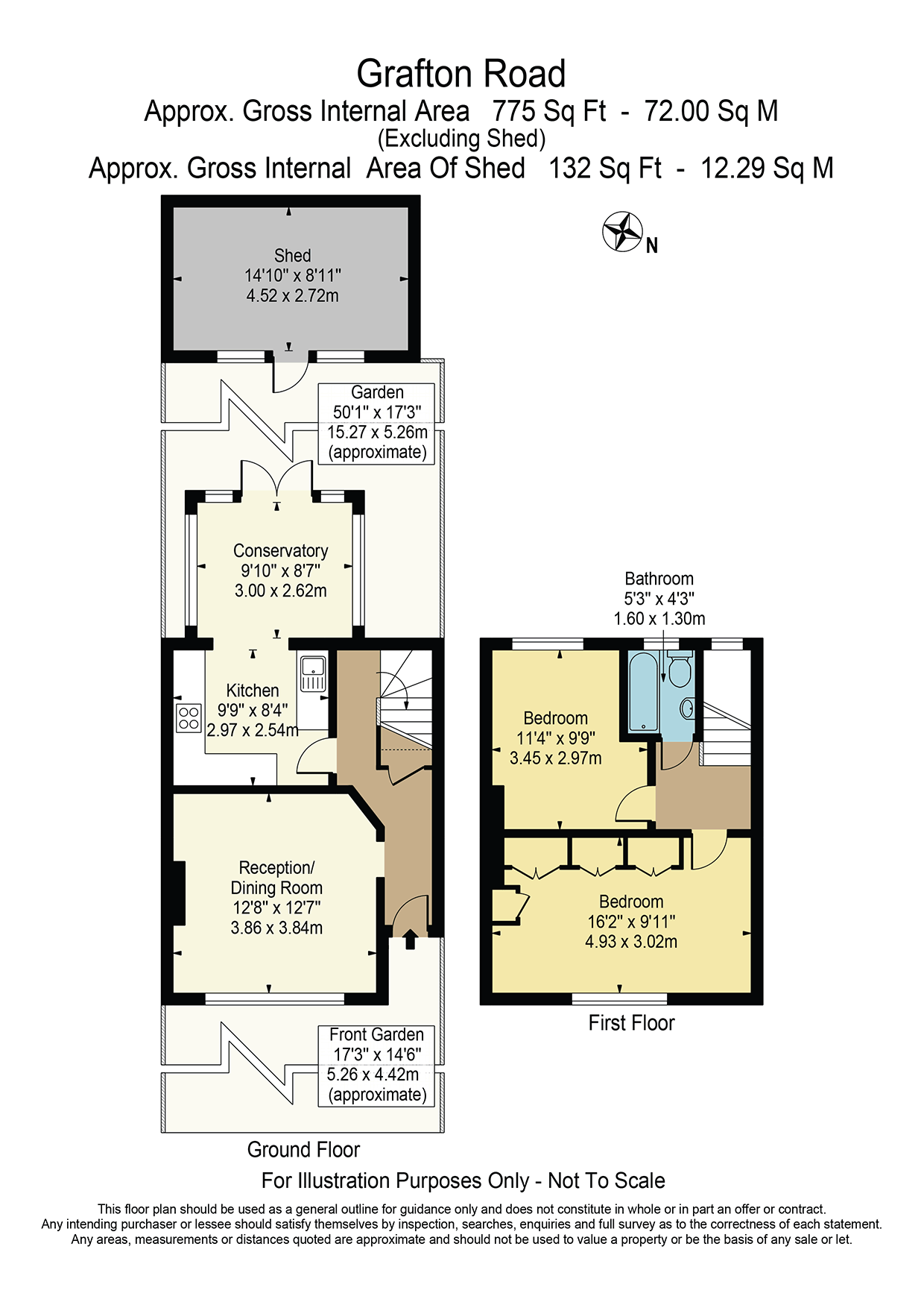 155, Grafton Road, Dagenham floorplan