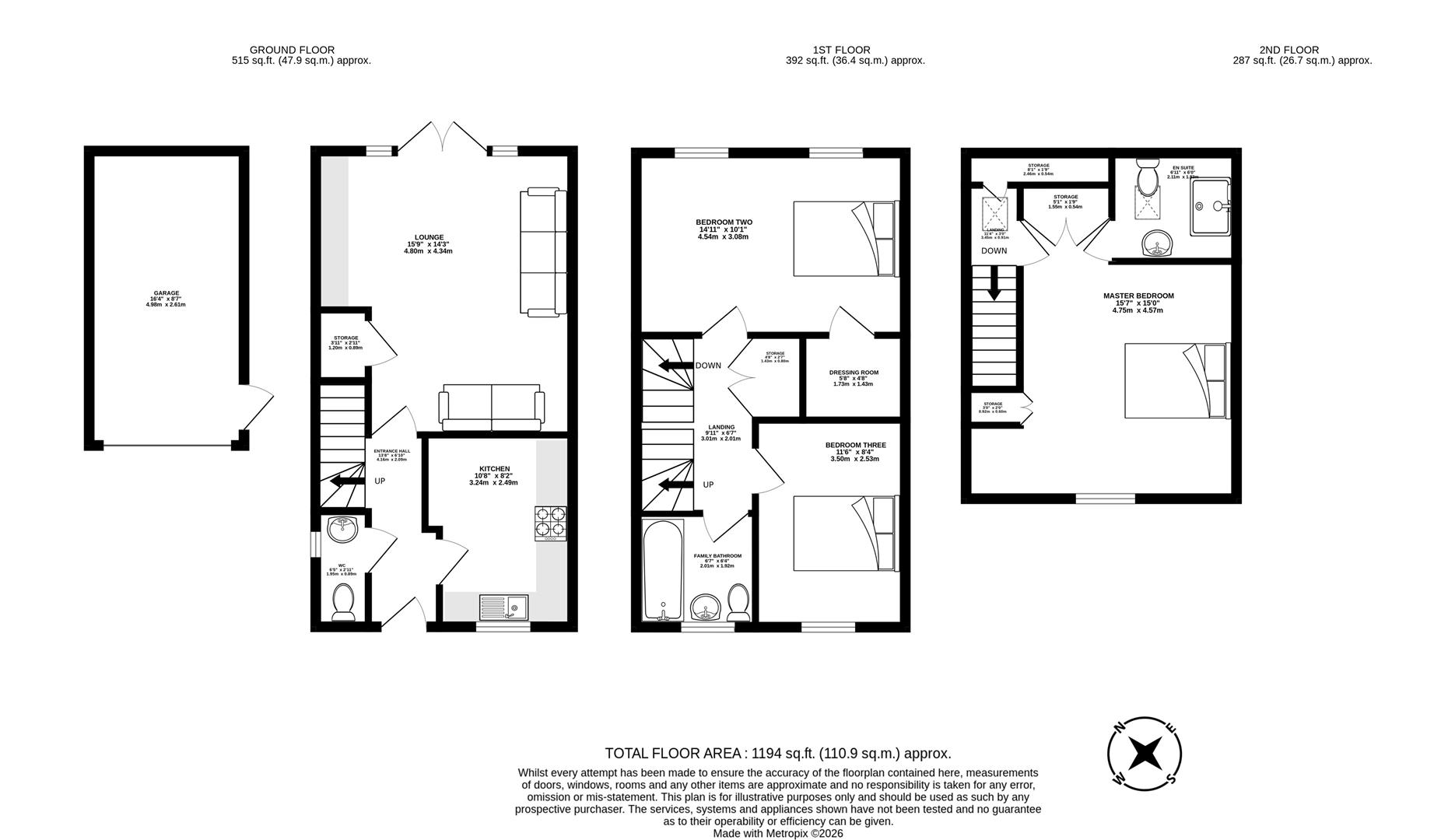 Redwing Drive, Chorley floorplan