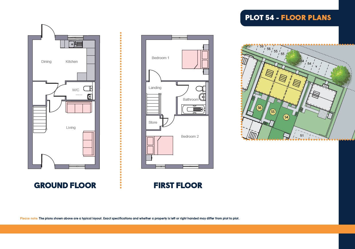 Plot 54, Warmwell Rise, 19, Stabler Way, Dorchester floorplan