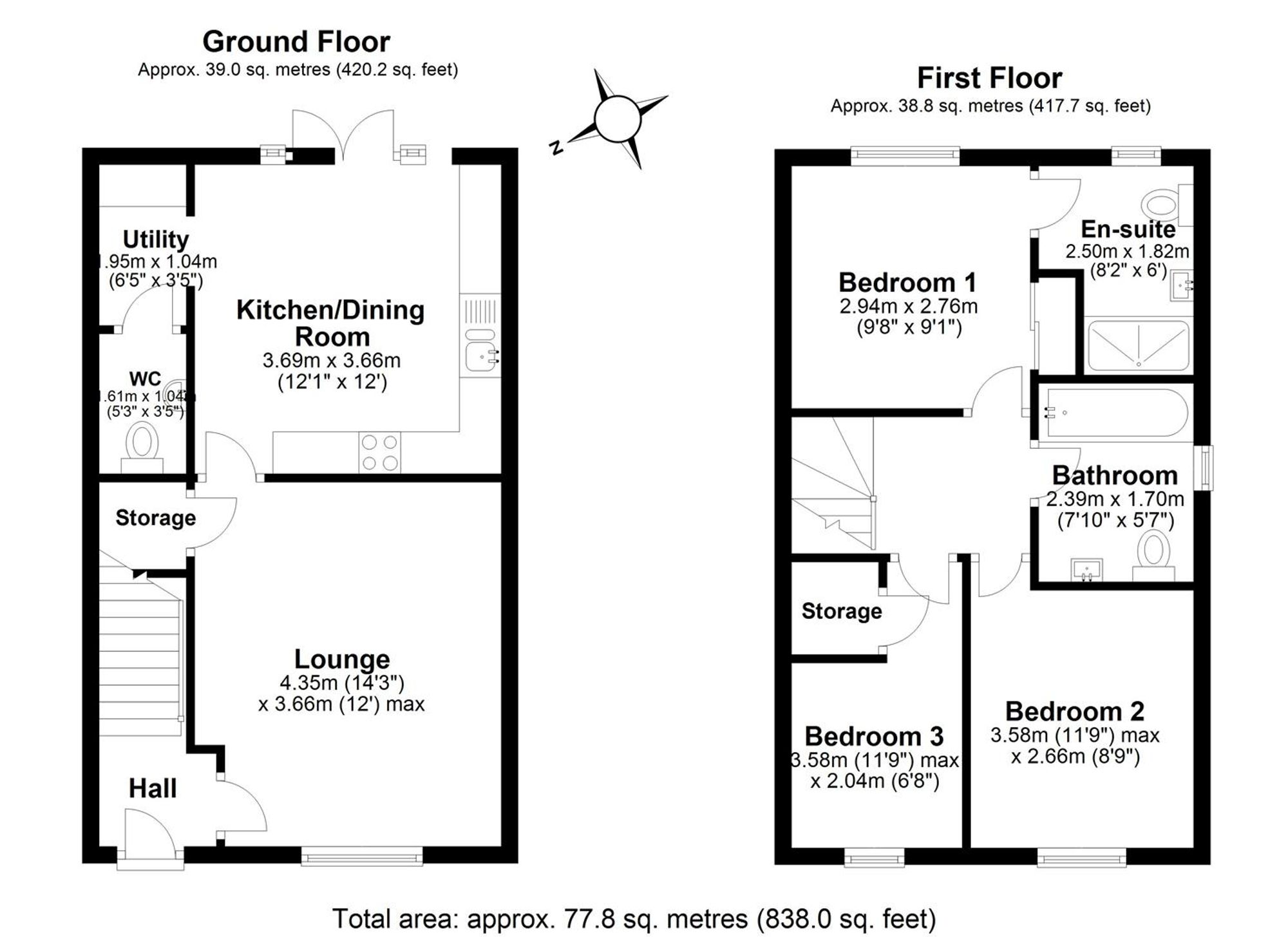 10 Galebrook Way, Warrington floorplan