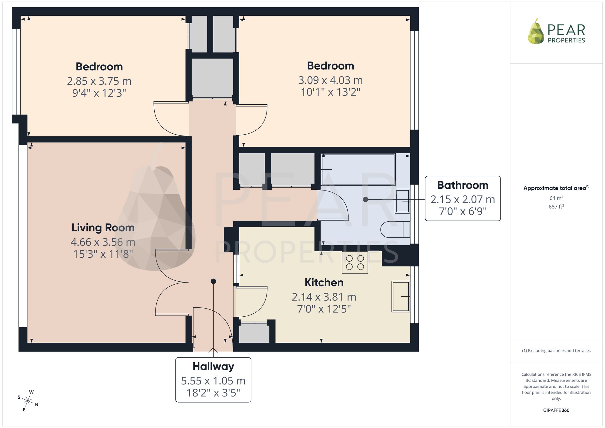 21 St. Andrews Gardens Church Road, Worthing floorplan