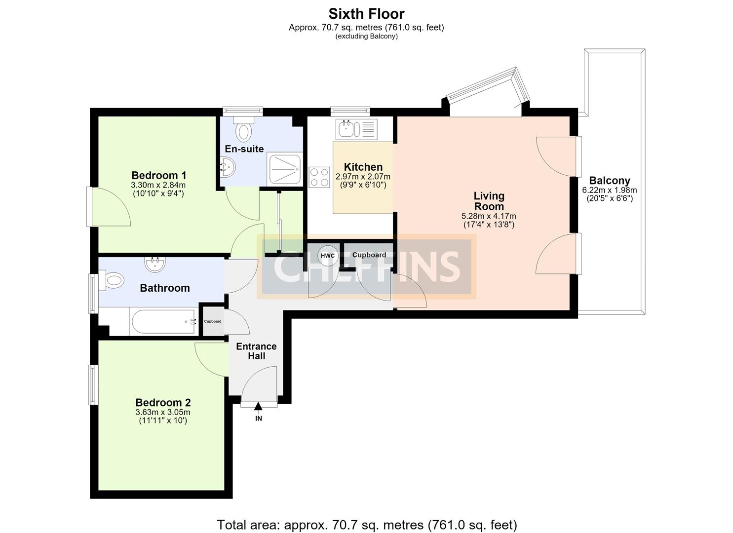 150, Warren Close, Cambridge floorplan
