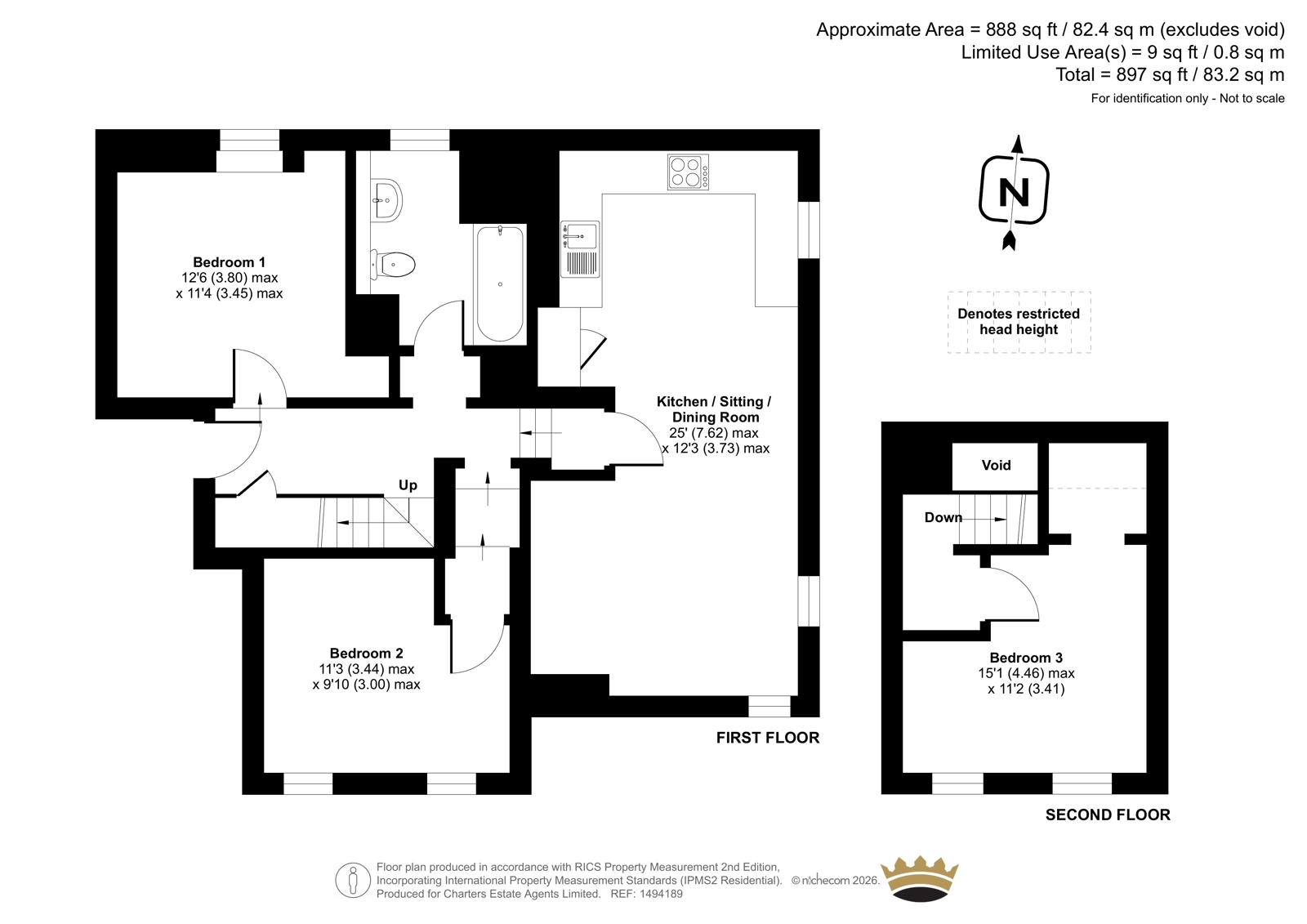 Castle- Apartment 3, 3, Ellis Close, Hampshire floorplan