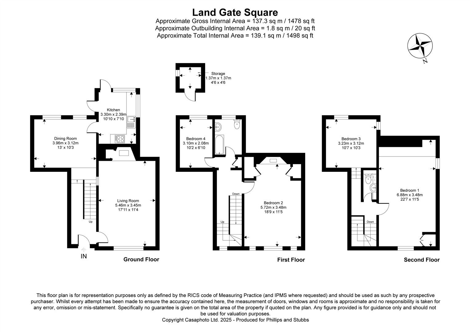 2, Landgate Square, East Sussex floorplan
