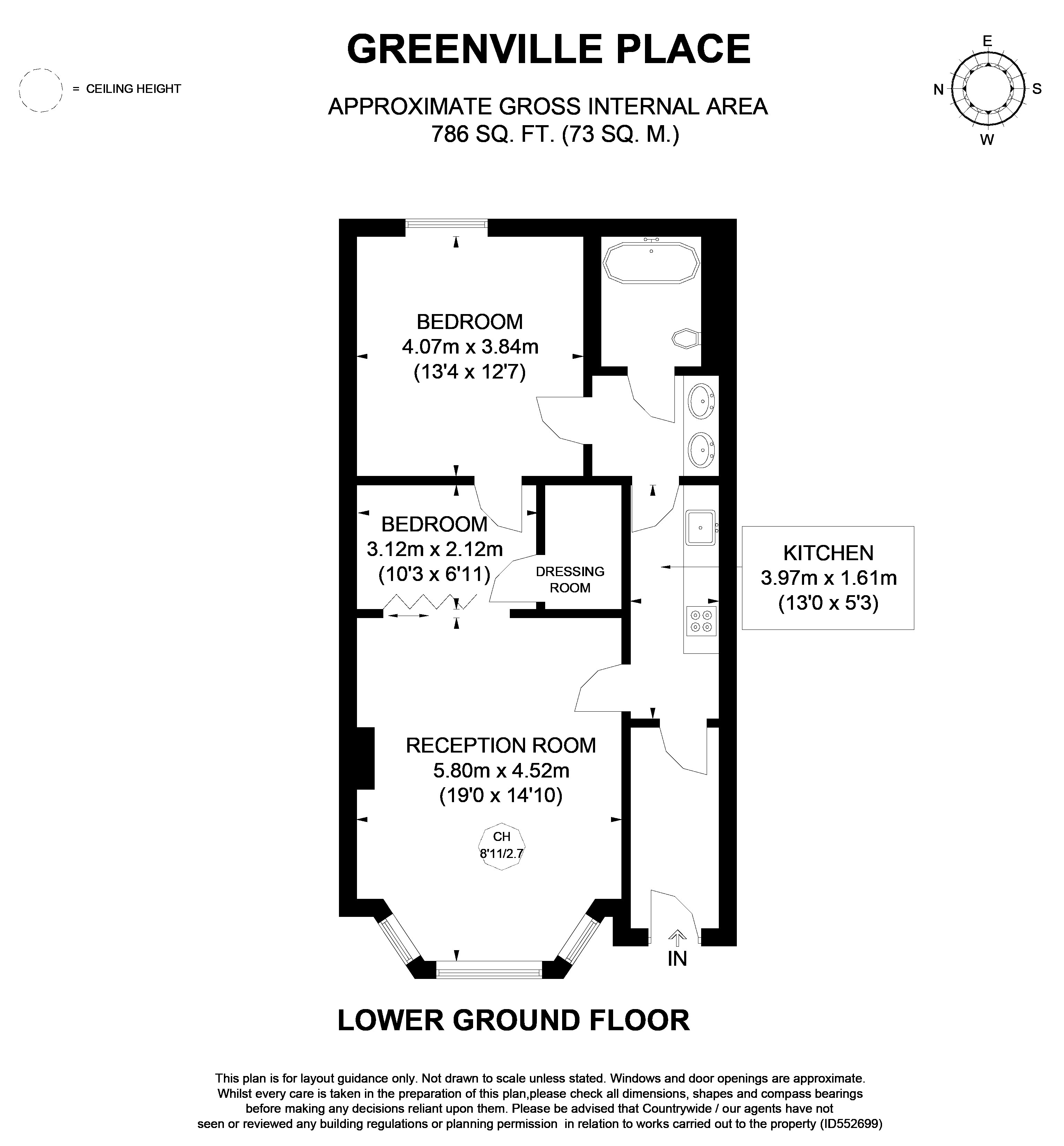 2 Bedrooms Flat to rent in Grenville Place, London SW7