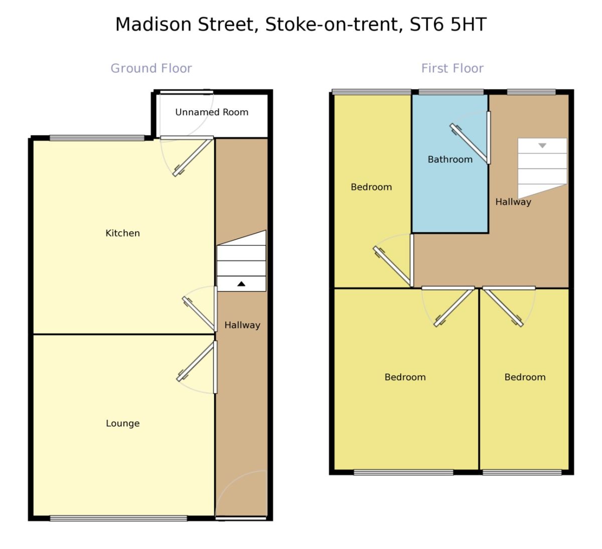 3 Bedrooms Terraced house to rent in Madison Street, Tunstall, Stoke-On-Trent ST6