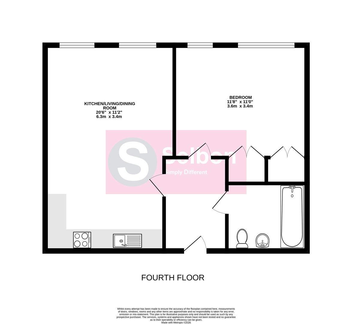 Flat 31, Stafford House 37-39, Station Road, Aldershot floorplan