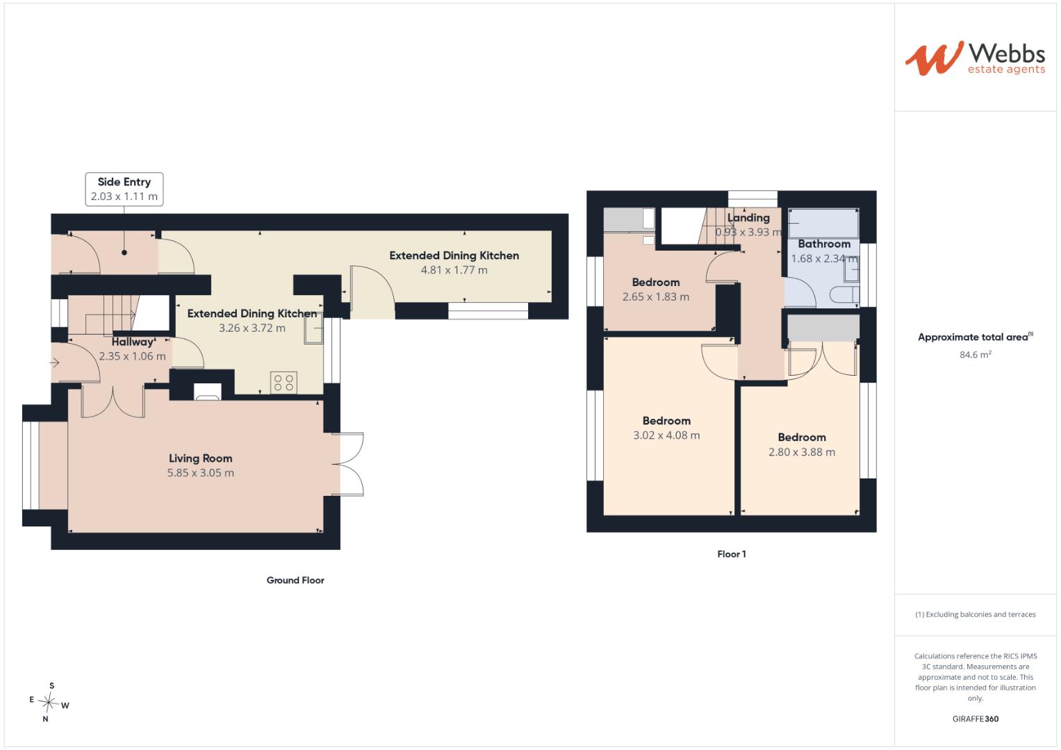 20, Wyrley Close, Willenhall floorplan