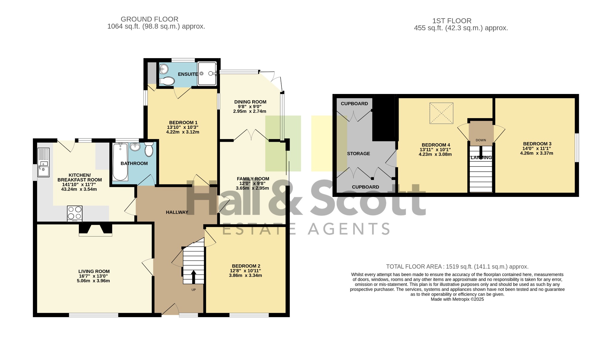 41 Oak Close, Ottery St Mary floorplan