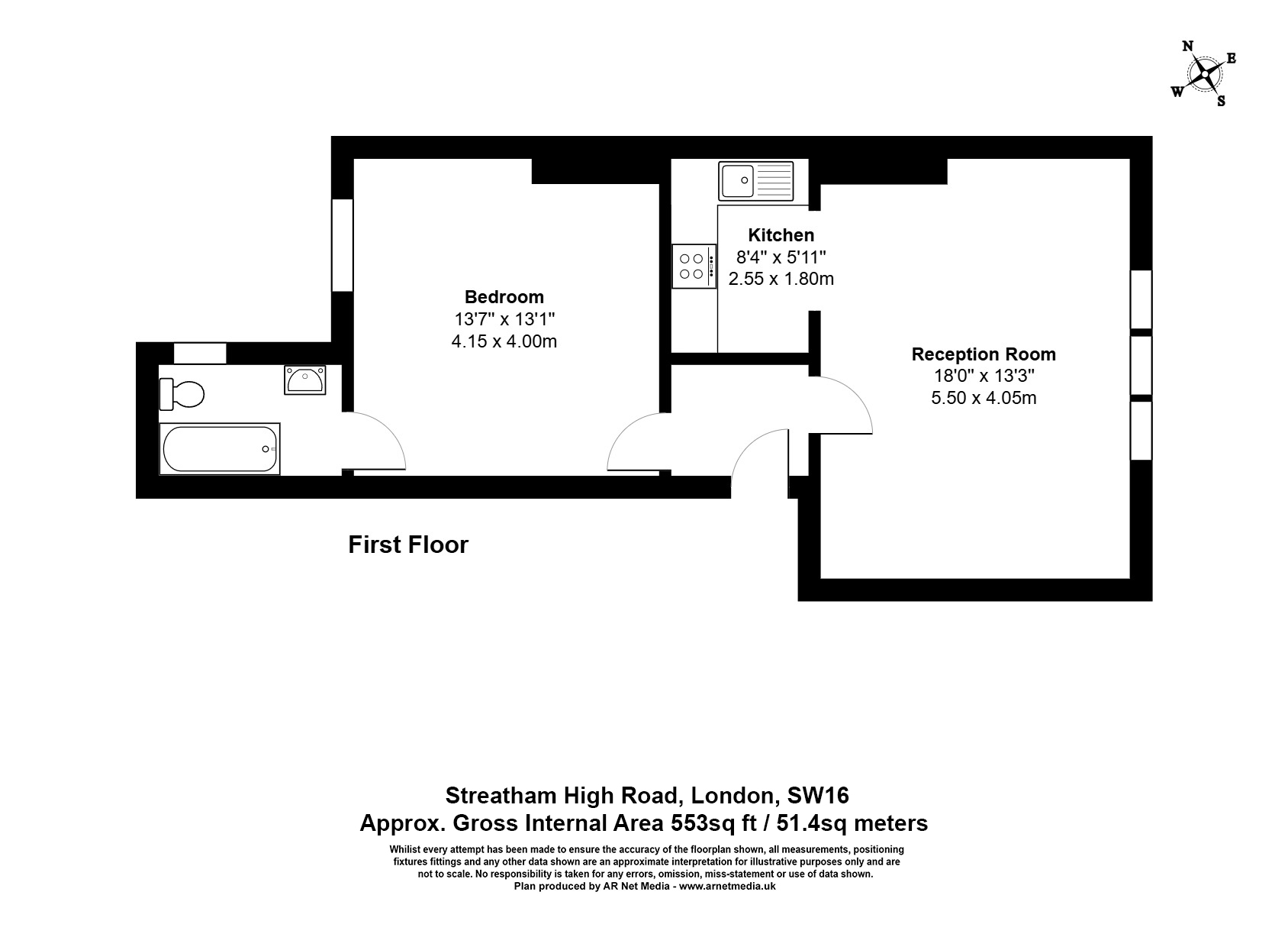 Streatham High Road, London floorplan