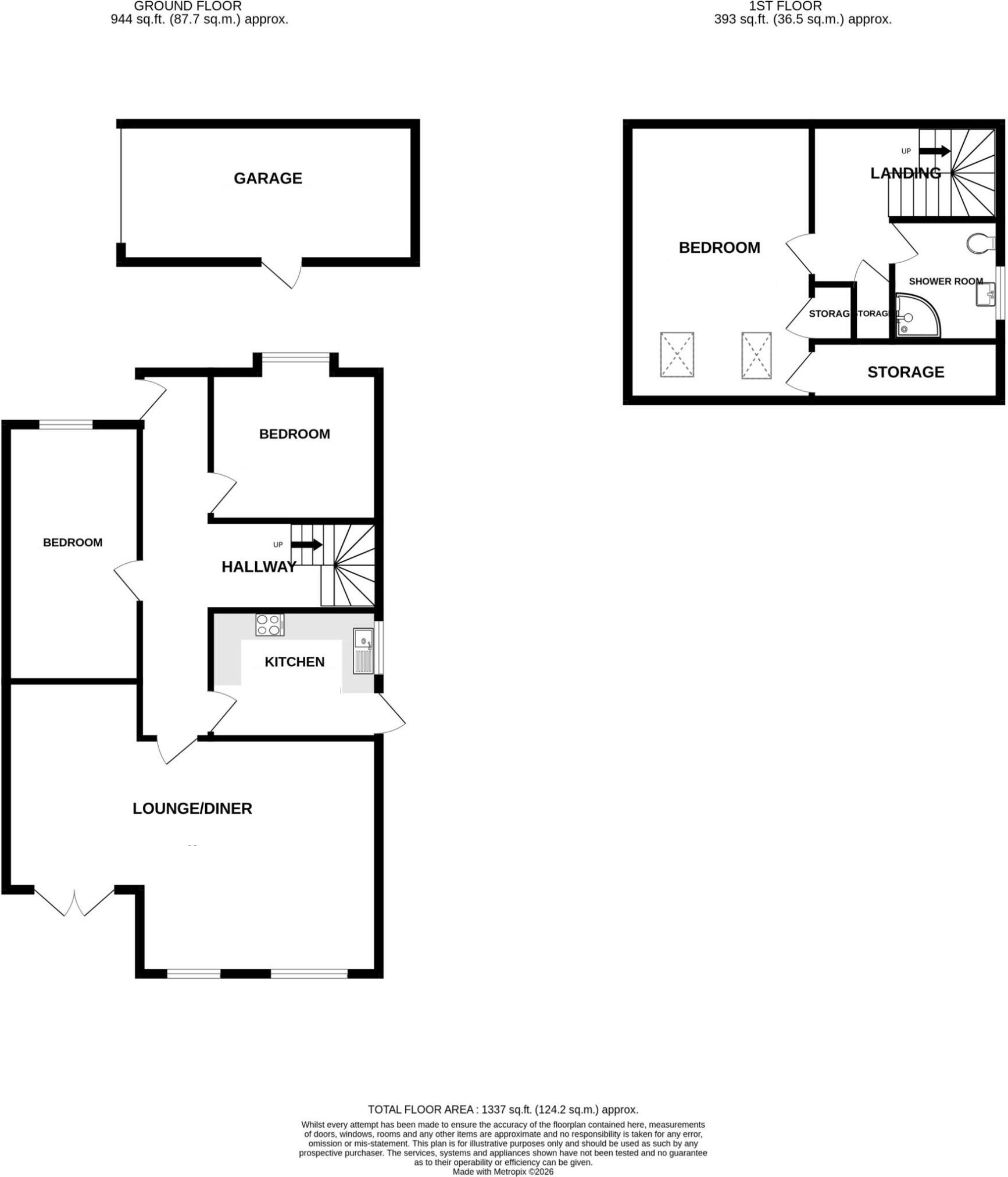 3, Giles Court, Norwich Road, Claydon, Ipswich, Suffolk, IP6 floorplan
