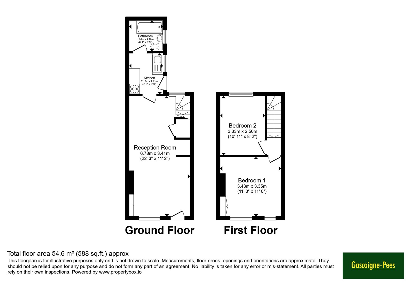 Rose Cottage, 9, North Road, Walton-on-Thames floorplan