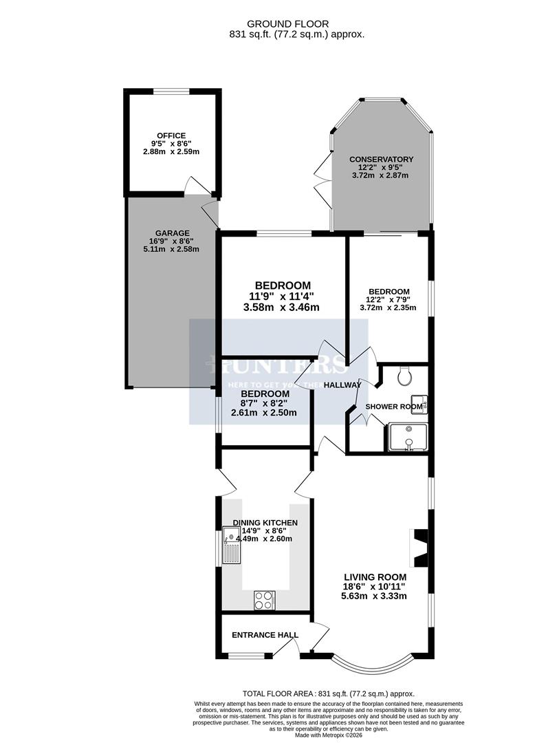 4, Maple Croft, Huby floorplan