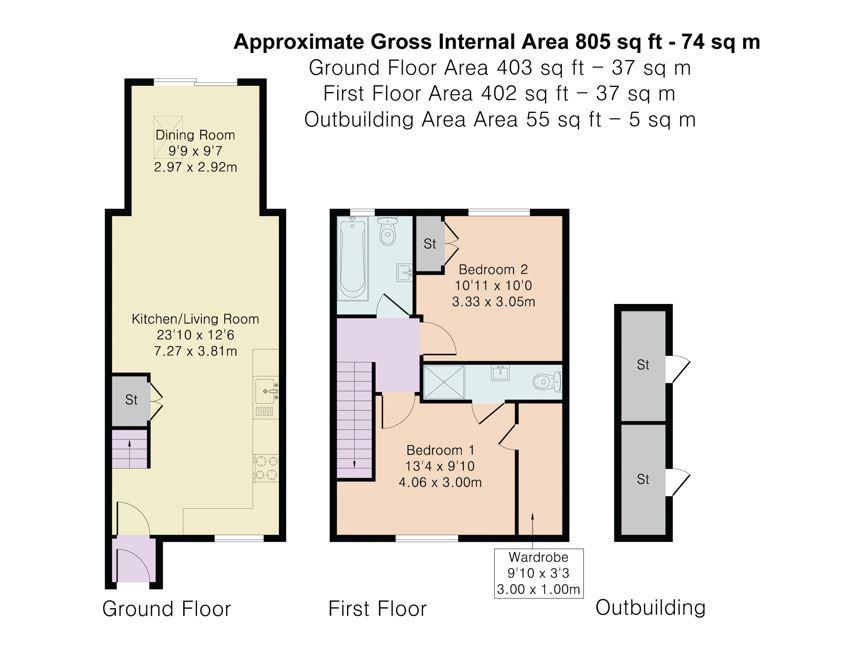 26, Welham Manor, Welham Green floorplan