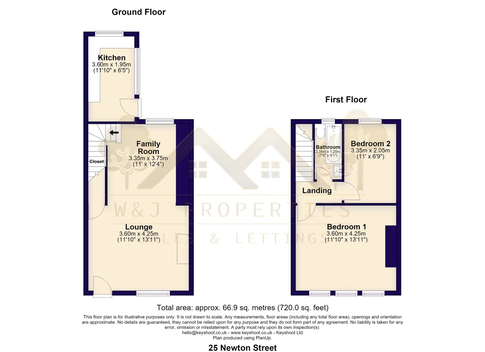 25, Newton Street, Accrington floorplan