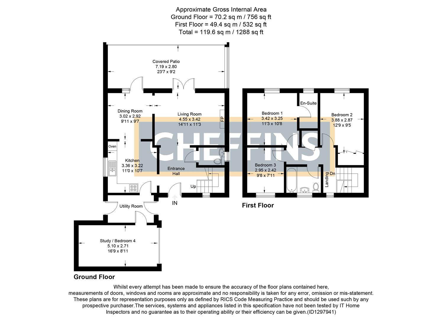 8A, Perry Close, Haddenham floorplan